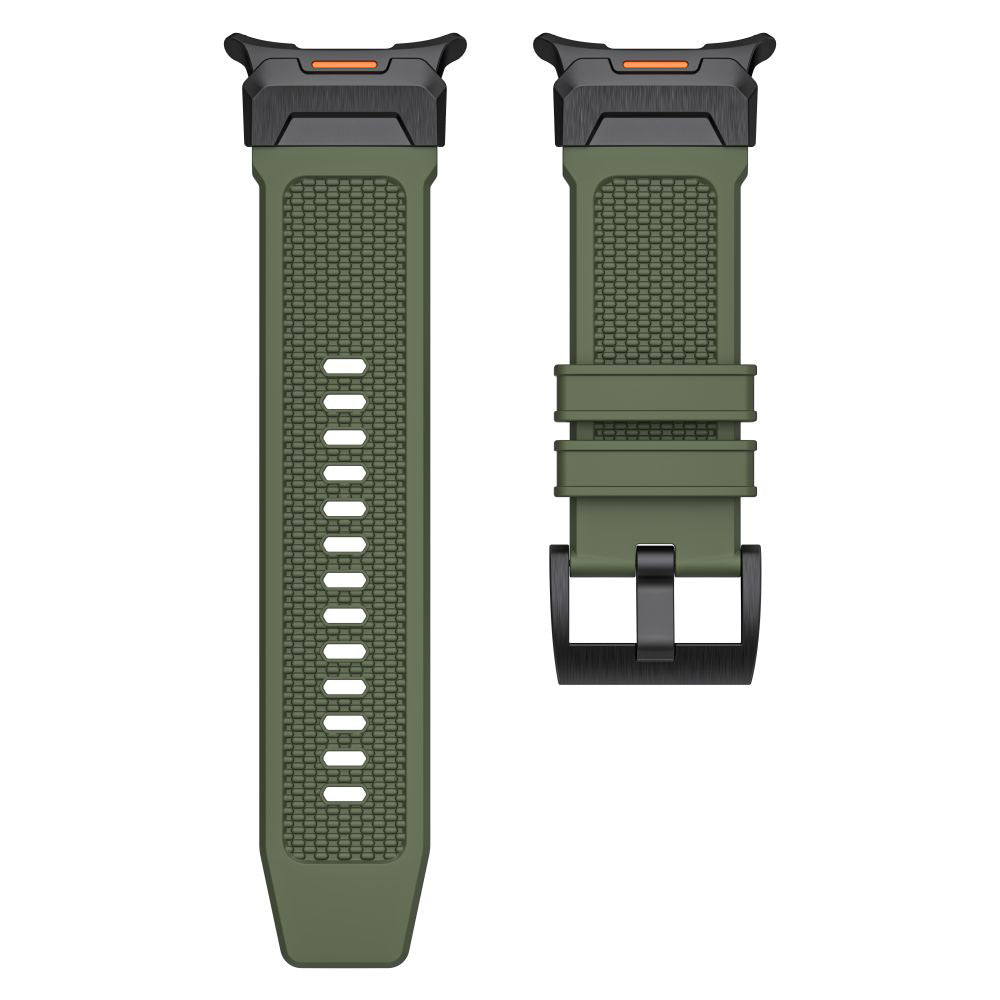 Techsuit W068 Armband für Samsung Galaxy Watch Ultra, Schwarz Grün