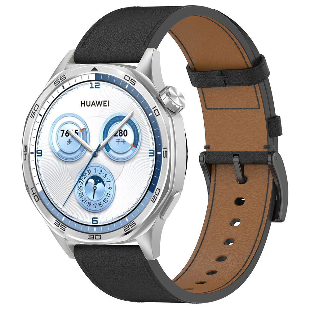 Techsuit W073 Armband für Samsung Galaxy Watch Series, 20mm, Schwarz