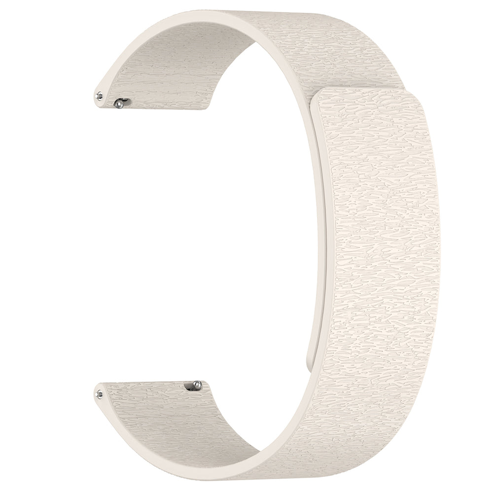 Techsuit W074 Armband für Samsung Galaxy Watch / Huawei Watch Series, 22mm, Beige