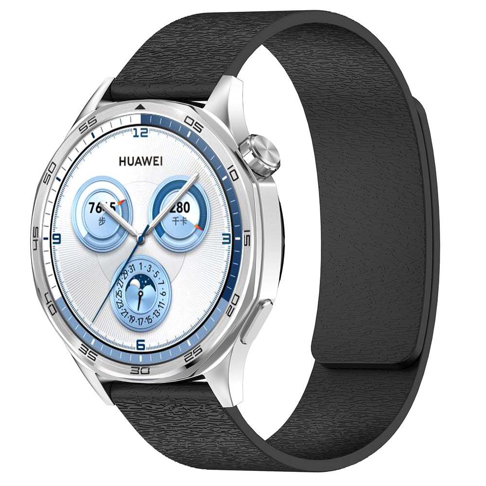 Bracelet Techsuit W074 pour Samsung Galaxy Watch / Huawei Watch Series, 22mm, Noir