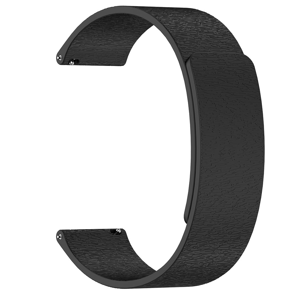 Bracelet Techsuit W074 pour Samsung Galaxy Watch / Huawei Watch Series, 22mm, Noir