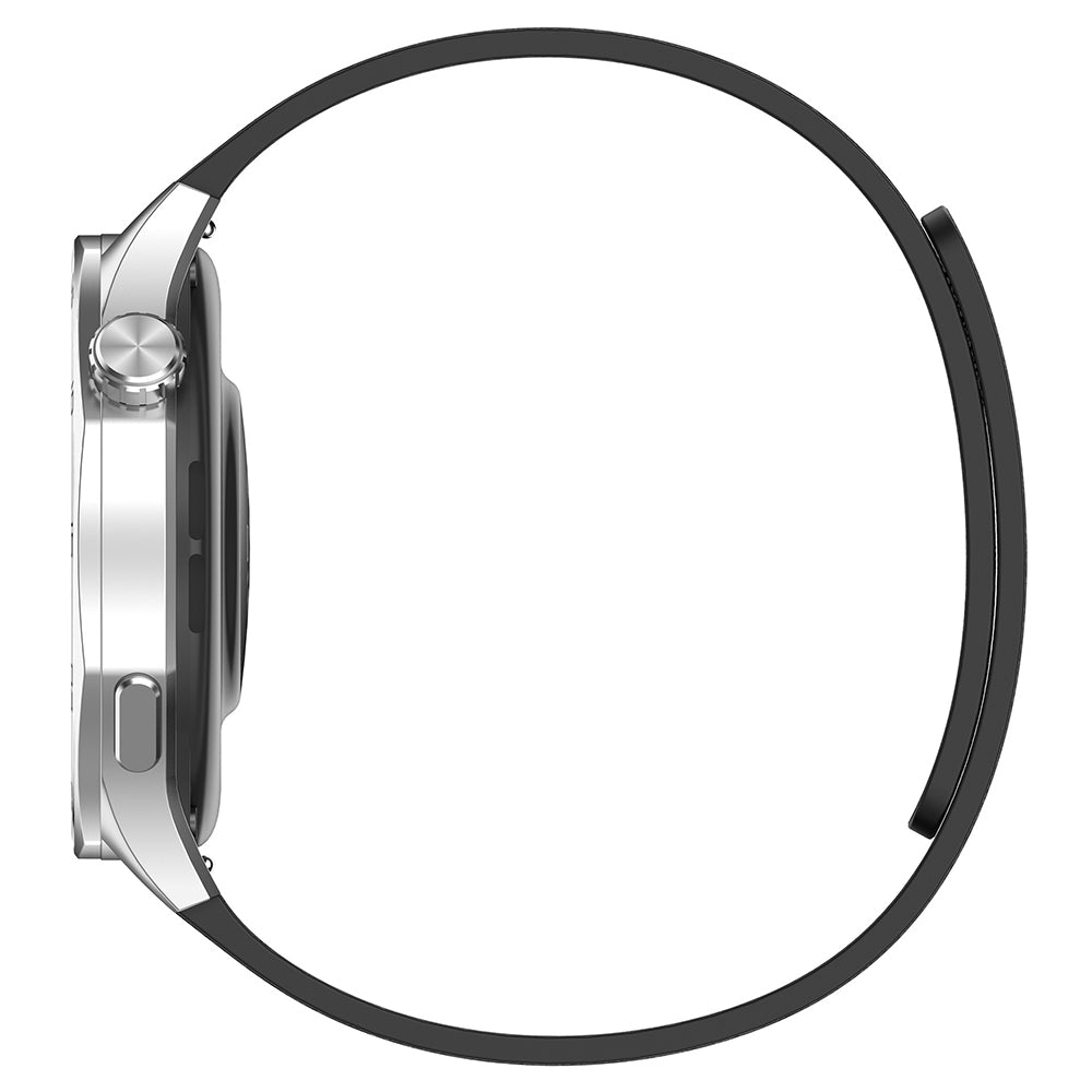 Bracelet Techsuit W074 pour Samsung Galaxy Watch / Huawei Watch Series, 22mm, Noir