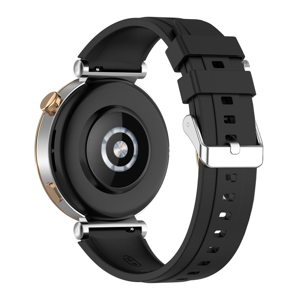 Bracelet Techsuit W075 pour Huawei Watch / Garmin Watch Series, 18mm, Noir