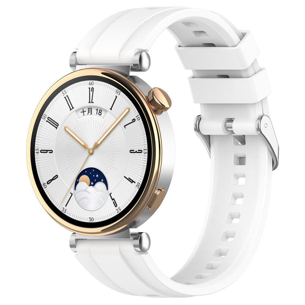 Bracelet Techsuit W075 pour Huawei Watch / Garmin Watch Series, Blanc