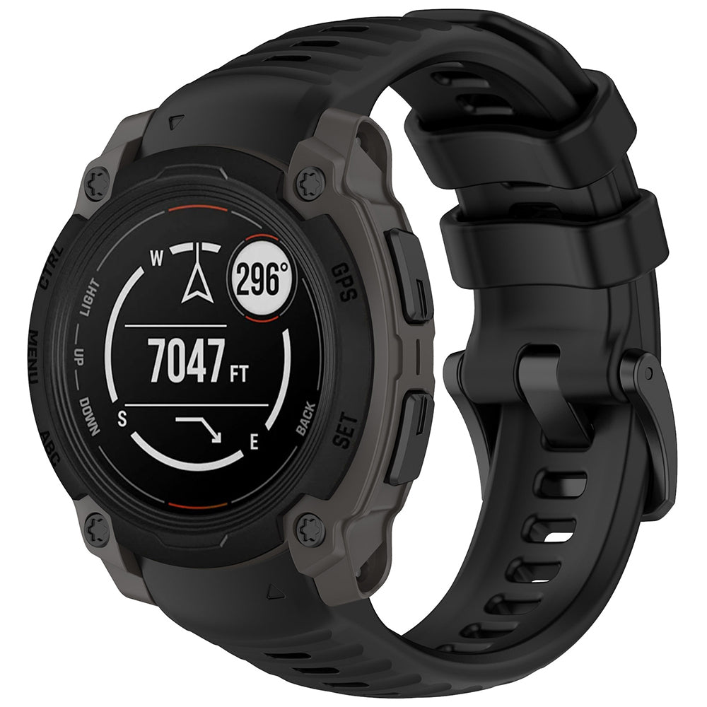 Bracelet Techsuit W076 pour Garmin Instinct E 40mm, Noir