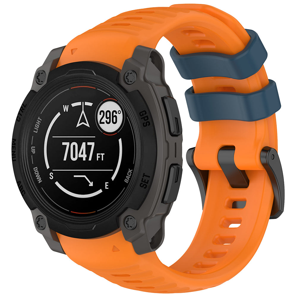 Bracelet Techsuit W076 pour Garmin Instinct E 45mm, Orange