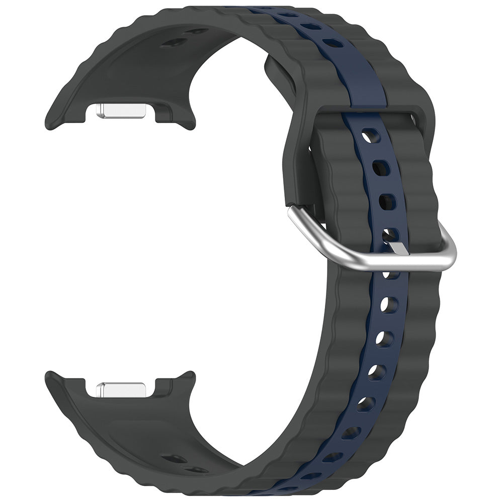 Bracelet Techsuit W078 pour Samsung Galaxy Watch8 / Série Watch8 Classic, Gris