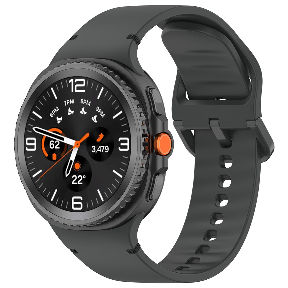 Bracelet Techsuit W079 pour Samsung Galaxy Watch8 / Série Watch8 Classic, Noir Graphite