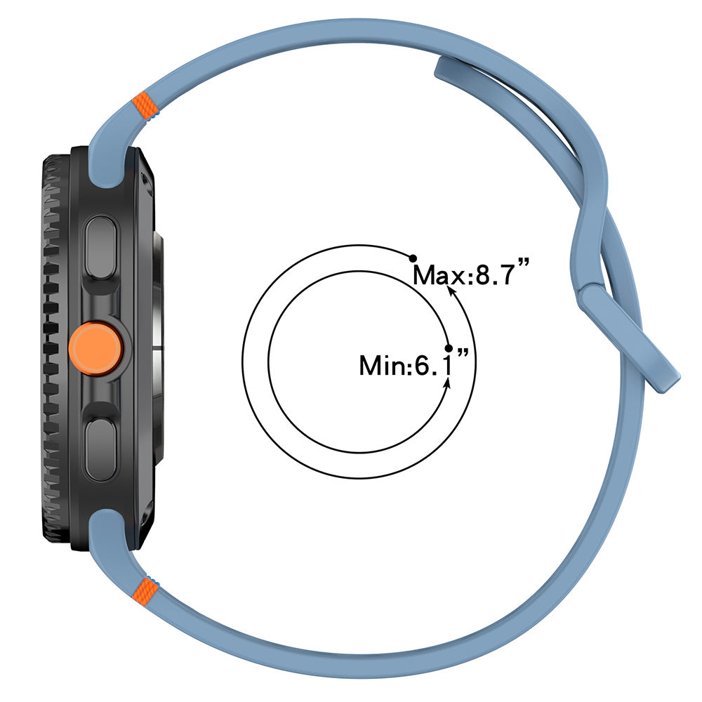 Techsuit W079 Armband für Samsung Galaxy Watch8 / Watch8 Classic Series, Orange
