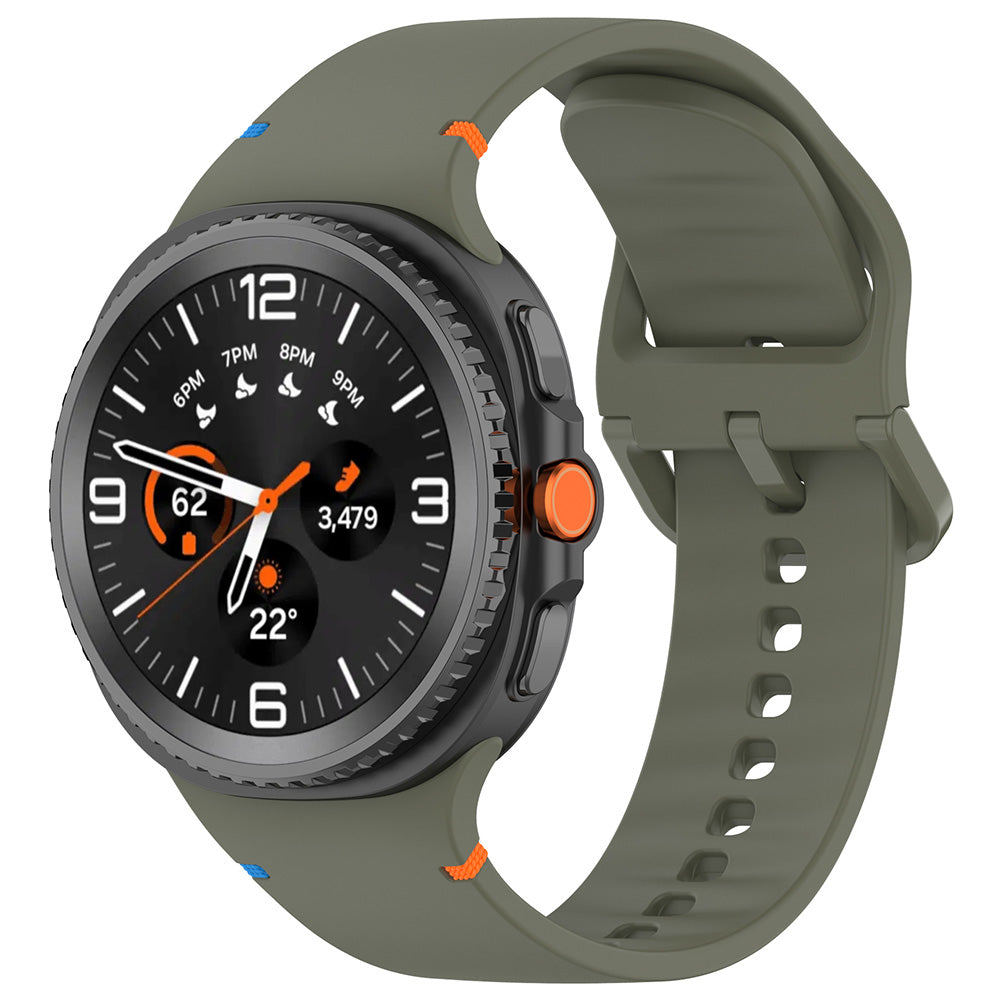 Bracelet Techsuit W079 pour Samsung Galaxy Watch 8 Classic / Watch8 44mm / Watch 8 40mm, Vert