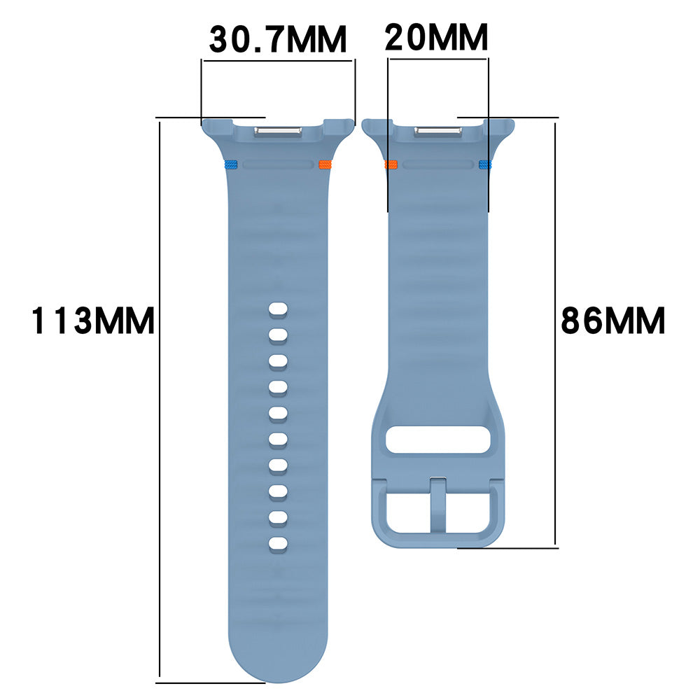 Bracelet Techsuit W079 pour Samsung Galaxy Watch 8 Classic / Watch8 44mm / Watch 8 40mm, Vert