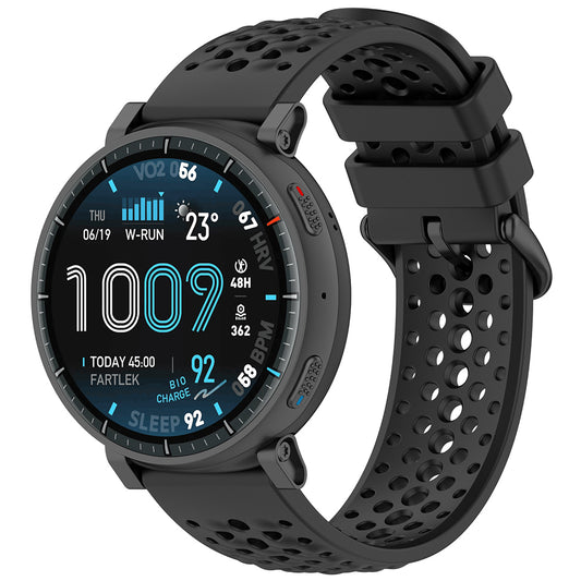 Bracelet Techsuit W083 pour Amazfit Watch / Samsung Watch Series, 22mm, Noir