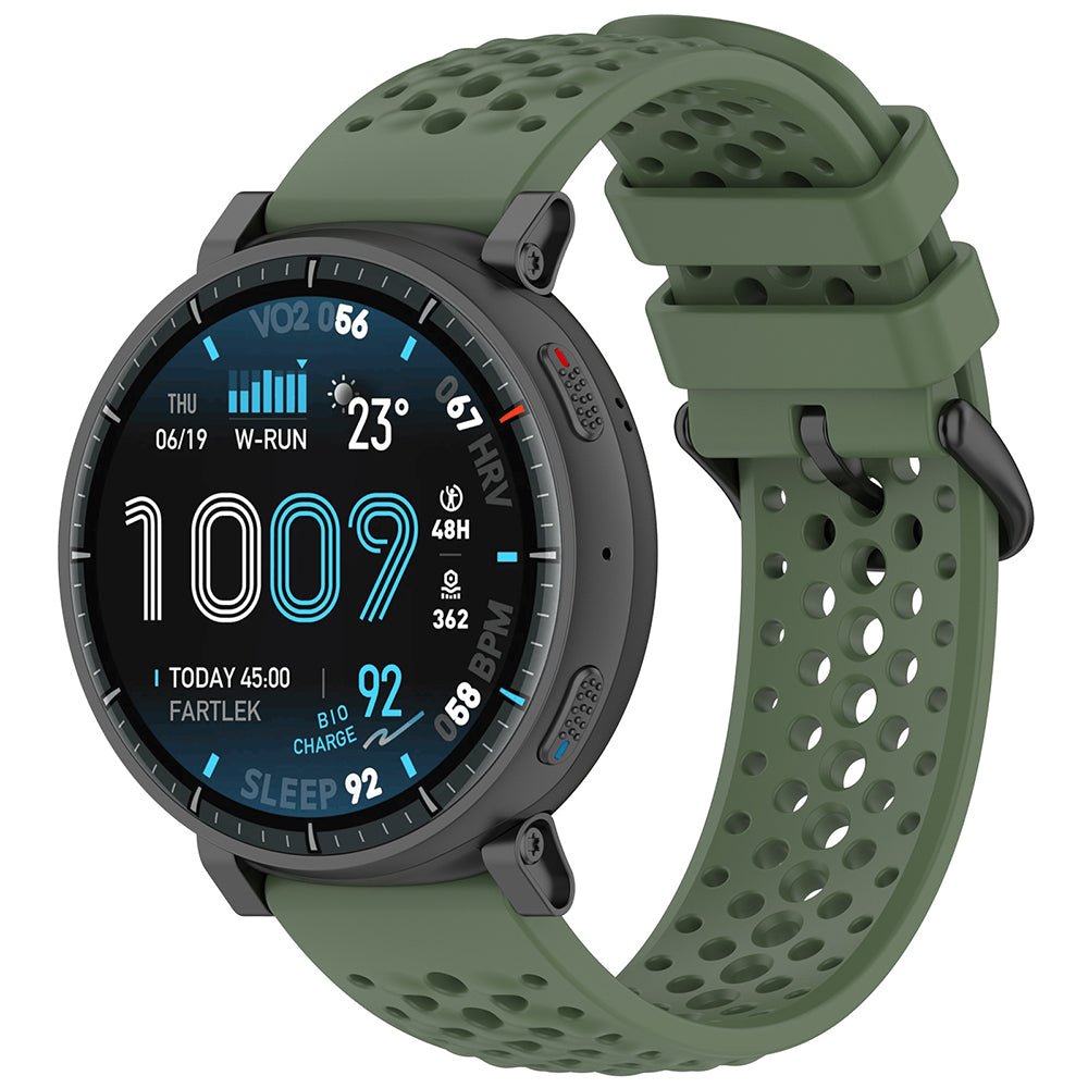 Techsuit W083 Armband für Amazfit Watch / Samsung Watch Series, 22mm, Grün
