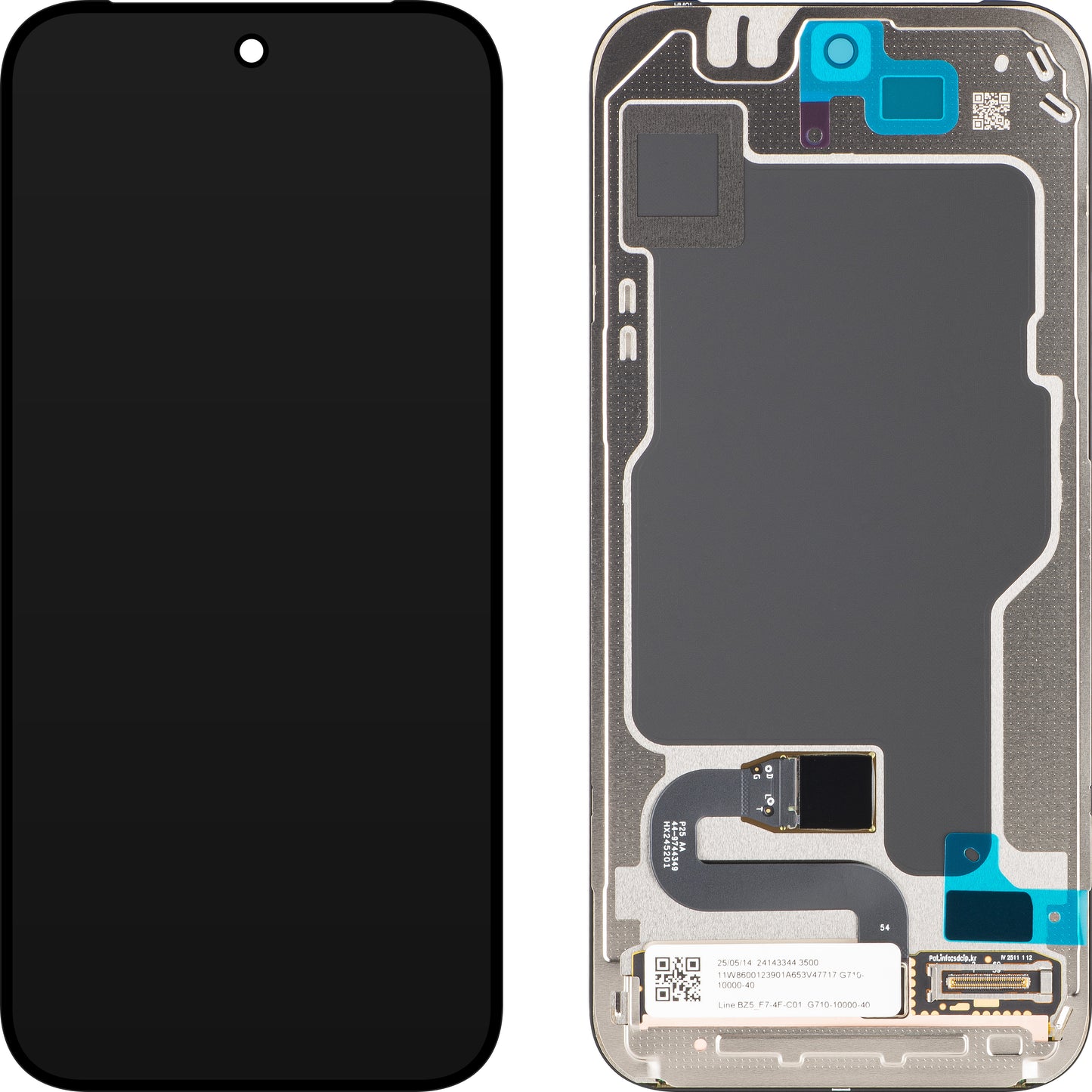 Écran tactile Google Pixel 10 Pro, Pack de service G949-01418-00