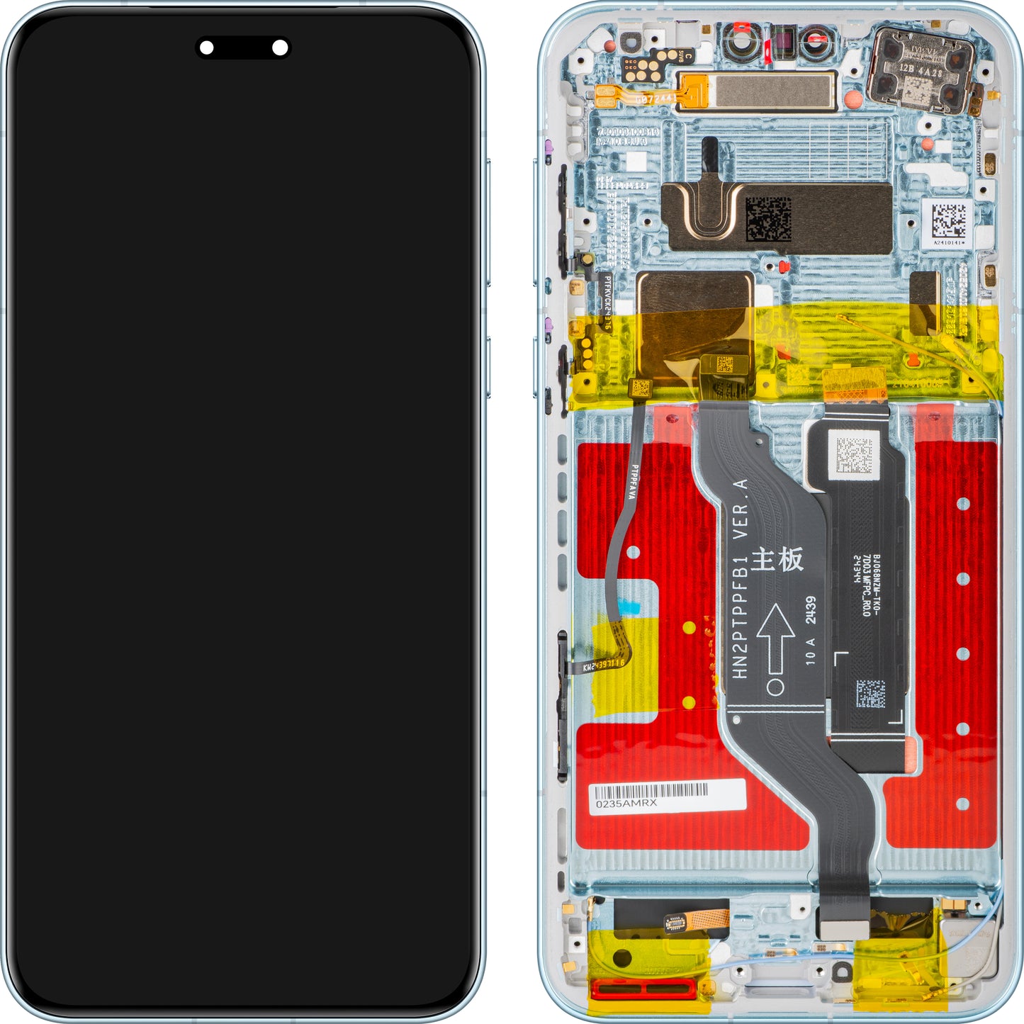 Display mit Touchscreen Honor Magic7 Pro, mit Rahmen, Blau (Breeze Blue), Service Pack 0235AMRX