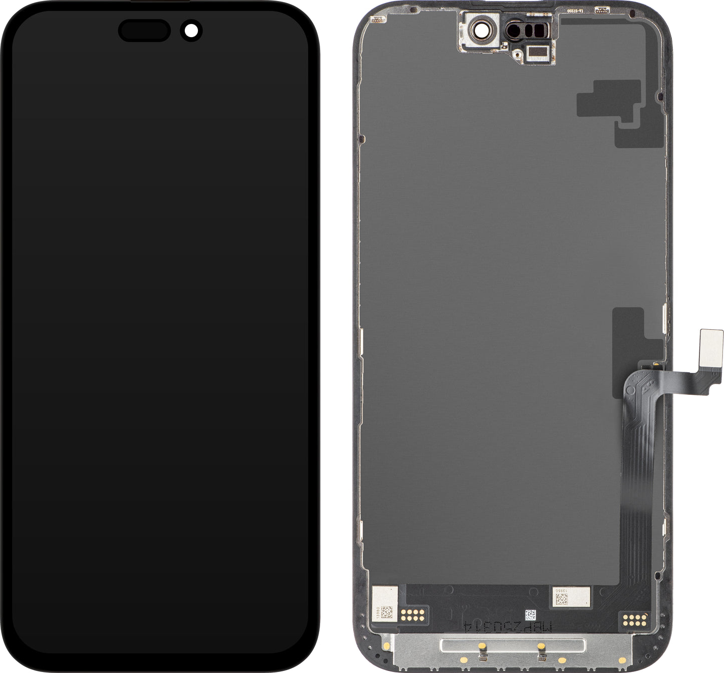Display mit Touchscreen JK für Apple iPhone 16 Plus, mit Rahmen, LCD In-Cell IC Movable Version, Schwarz