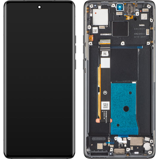 Écran tactile Motorola Edge 40, avec cadre, noir (Eclipse Black), Service Pack 5D68C22670