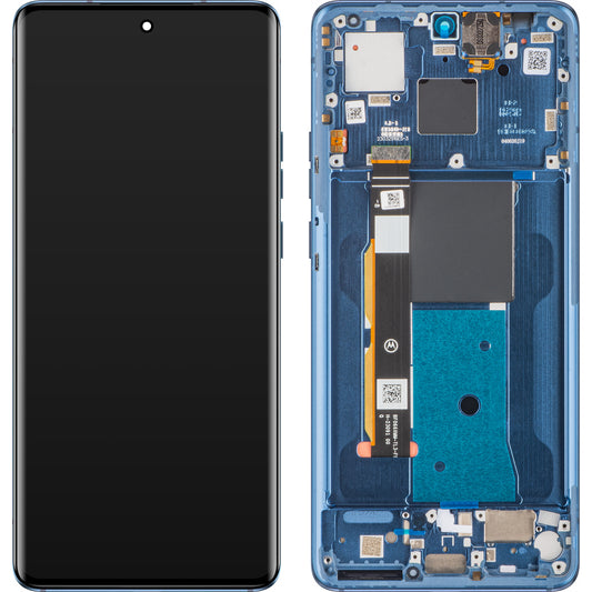 Écran tactile Motorola Edge 40, avec cadre, bleu lunaire, Service Pack 5D68C22671