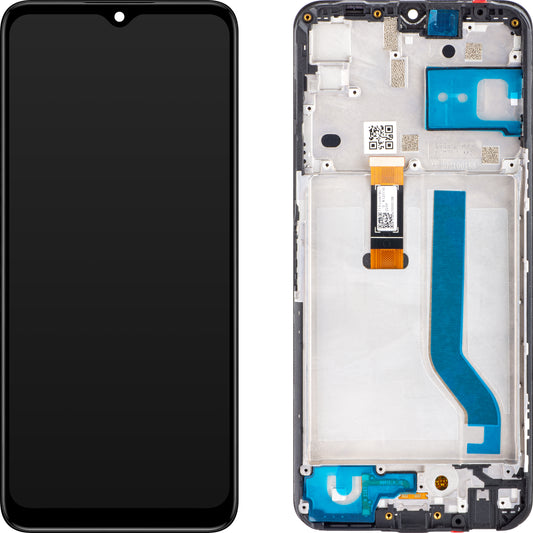 Écran tactile Motorola Moto G50 5G, avec cadre, noir, Service Pack 5D68C18927