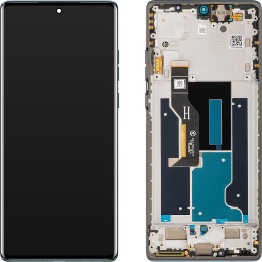 Écran tactile Motorola Edge 50 Fusion, avec cadre, gris (bleu Marshmallow), Service Pack 5D68C24359