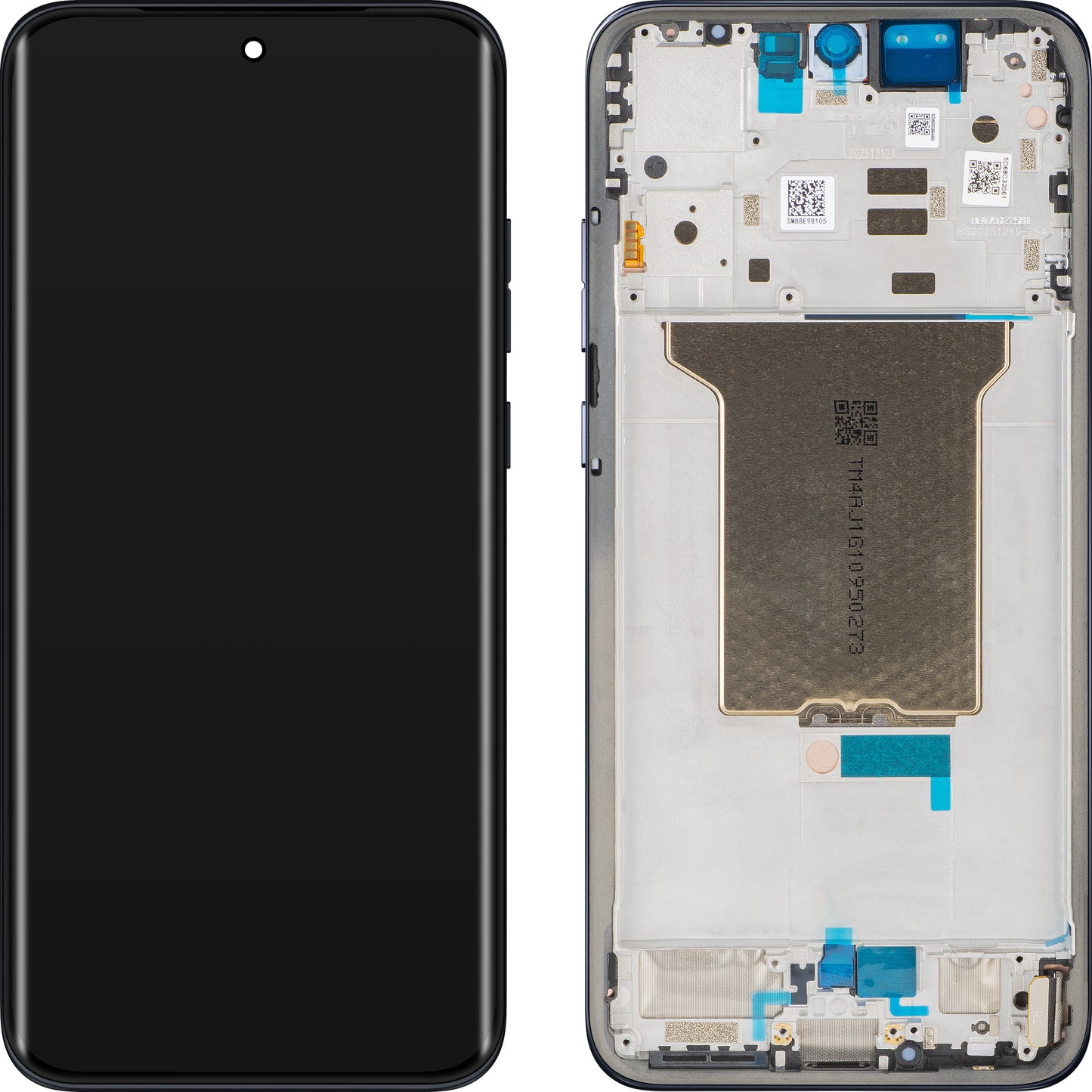 Écran tactile Motorola Edge 70 Fusion avec cadre, bleu marine (Pantone Silhouette), Service Pack 5D68C32061