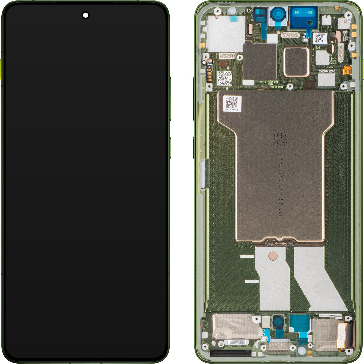 Display mit Touchscreen Motorola Edge 70, mit Rahmen, Grün (Bronze Green), Service Pack 5D68C31543