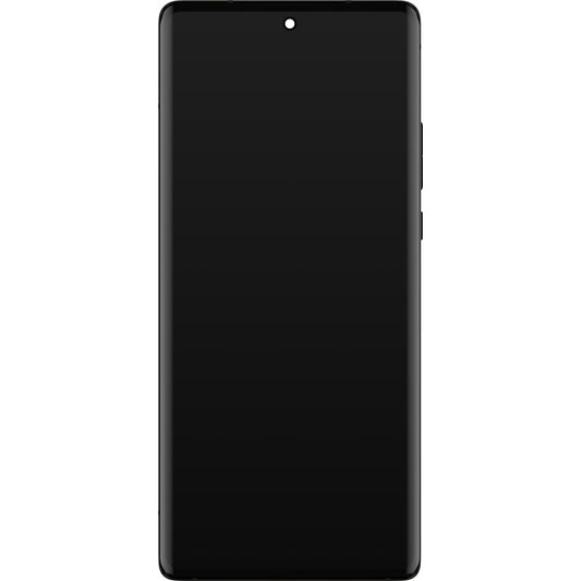 Touchscreen-Display Motorola Edge 30 Ultra, mit Rahmen, Schwarz (Interstellar Schwarz), Service Pack 5D68C21452