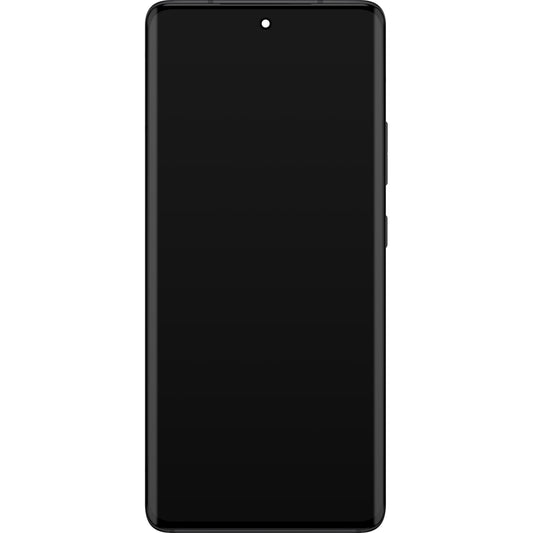 Touchscreen-Display Motorola Edge 30 Fusion, mit Rahmen, Schwarz (Cosmic Grey), Service Pack 5D68C21527