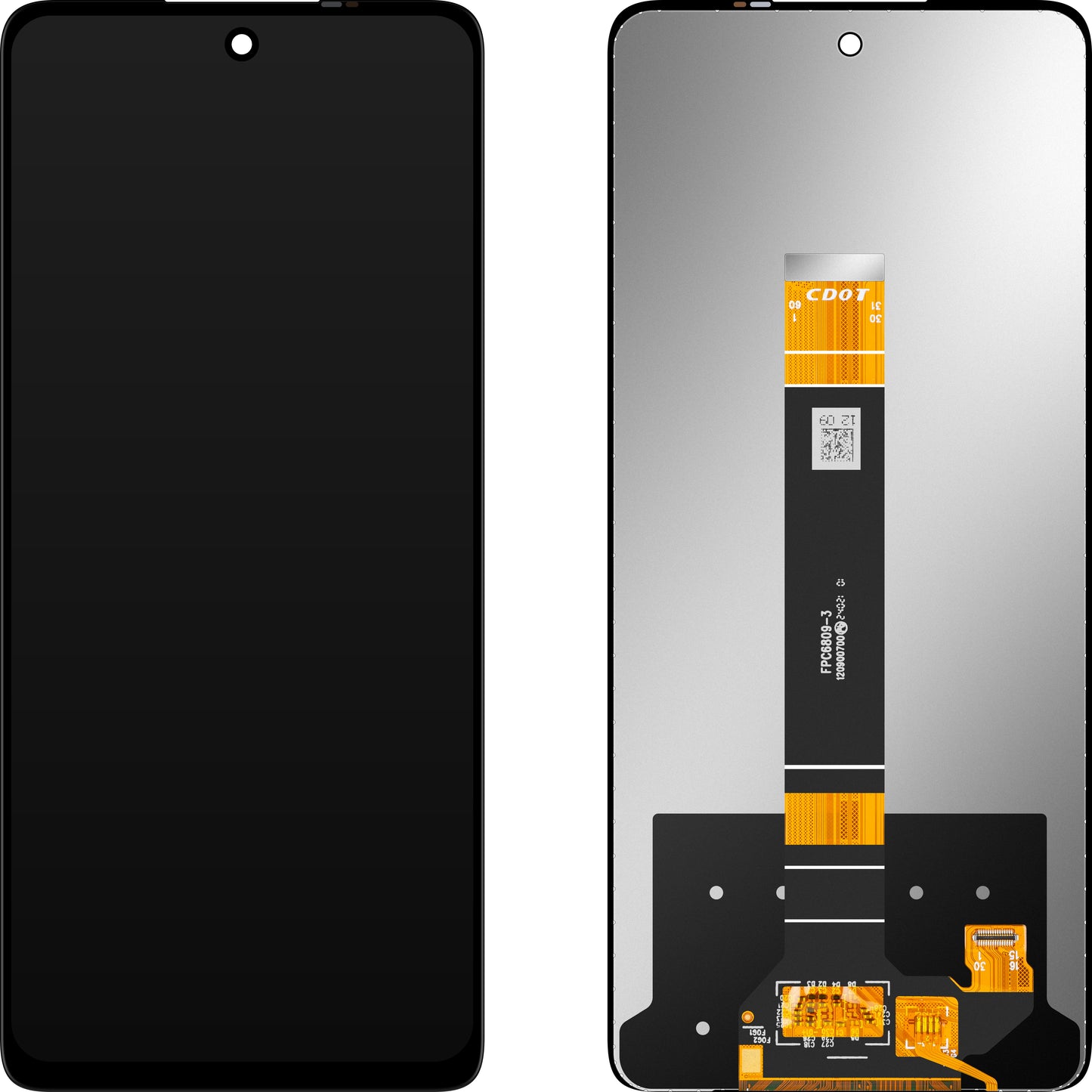 Display mit Touchscreen MP kompatibel mit TCL 50 SE