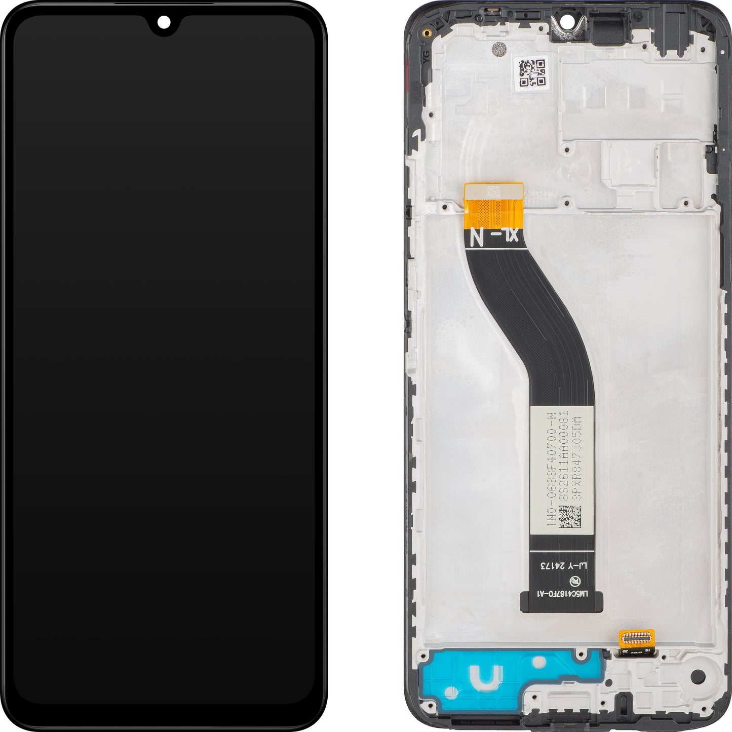 Écran avec Touchscreen MP compatible avec Xiaomi Poco C75 / Redmi 14C, avec Cadre, Noir