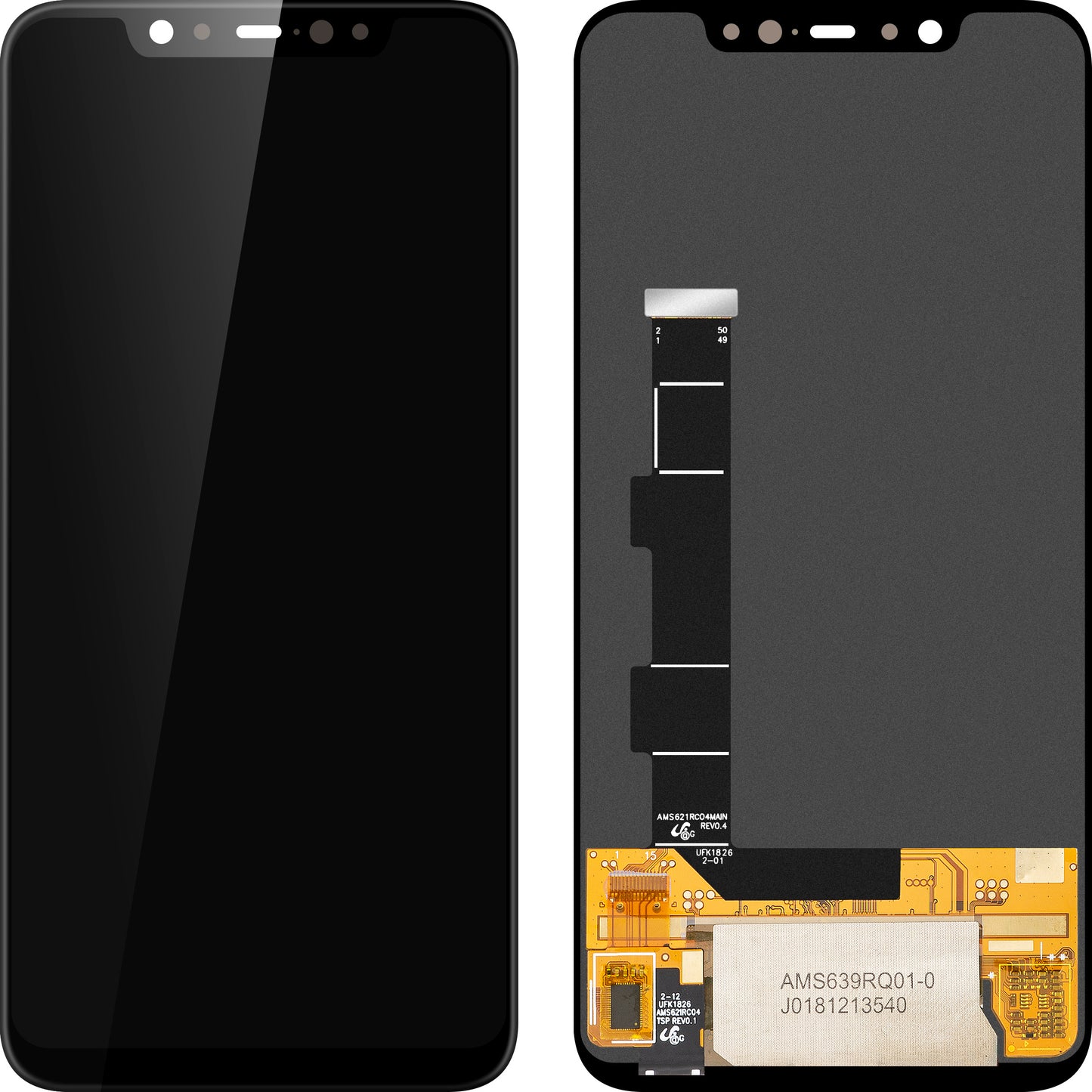 Display mit Touchscreen MP kompatibel mit Xiaomi Mi 8