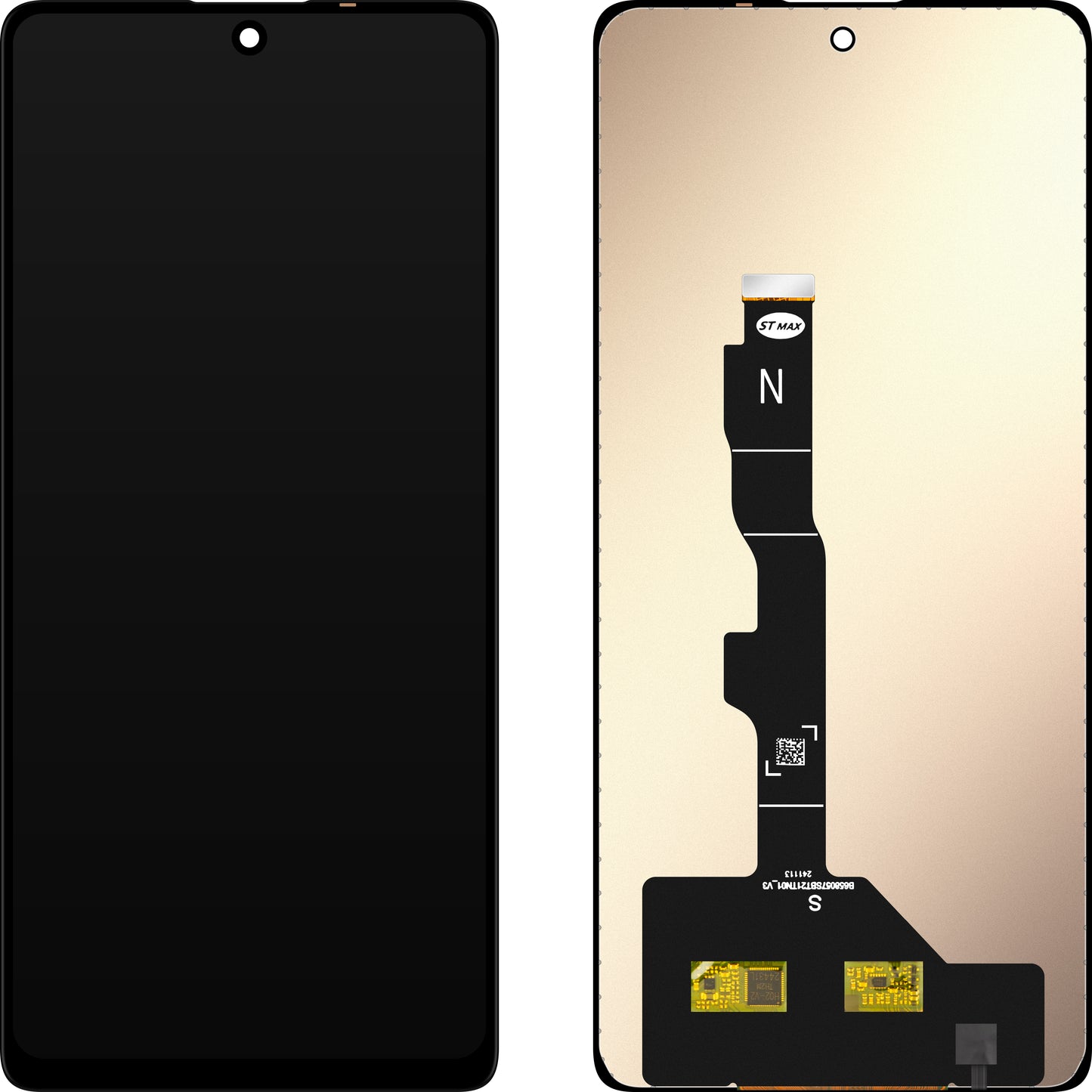 Écran avec Touchscreen MP compatible avec Xiaomi Poco F5 / Redmi Note 12 Turbo / Note 13 5G