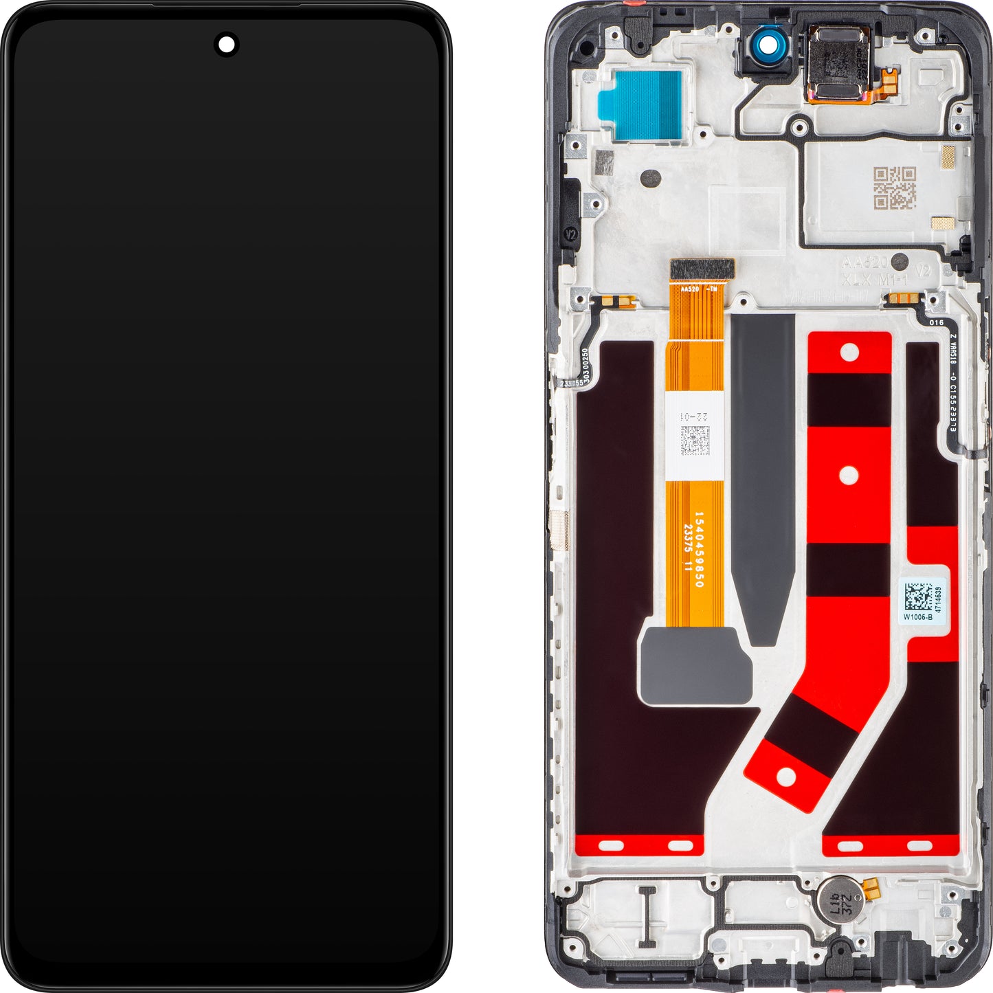 Écran tactile OnePlus Nord CE 3 Lite / Nord N30, avec cadre, Gris (Chromatic Gray), Pack de service 1001100068