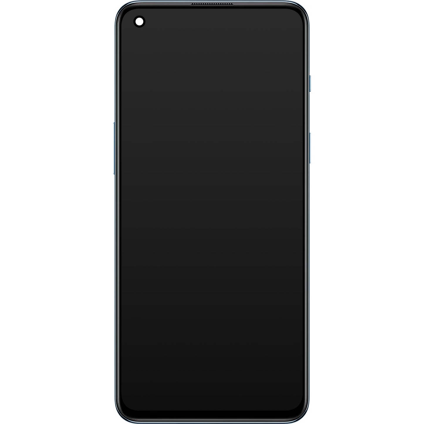 OnePlus Nord 2 5G Touchscreen-Display mit Rahmen, Blau (Blue Haze), Service Pack 4907924