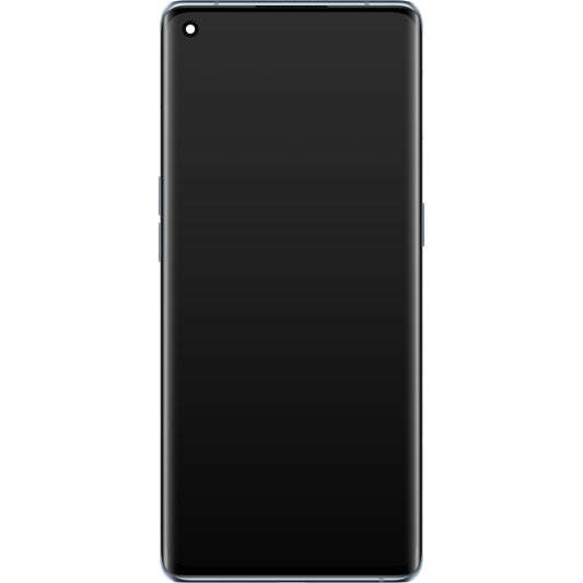 Display / Touchscreen für Oppo Reno6 Pro 5G (Snapdragon) / Pro+ 5G | mit Rahmen | Grau | Service Pack