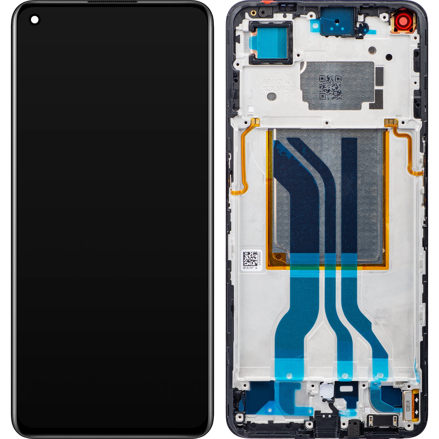 Touchscreen-Display Realme GT Neo2, mit Rahmen, Schwarz, Swap 4908662