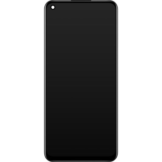 Écran tactile Realme 9 5G / 9 Pro, avec cadre, noir, Service Pack 4130050