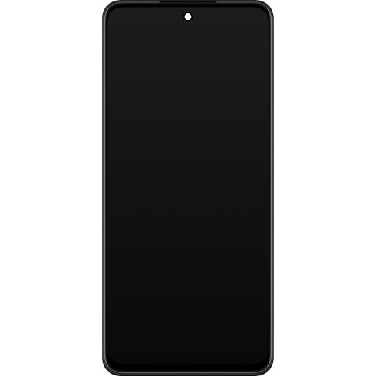 Touchscreen Display Realme C55, mit Rahmen, Schwarz, Service Pack 4130438