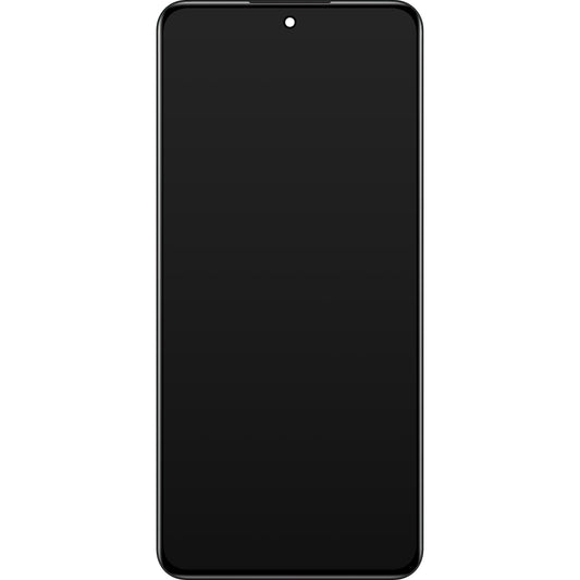 Touchscreen Display Realme GT Neo 3, mit Rahmen, Schwarz, Service Pack 4130237