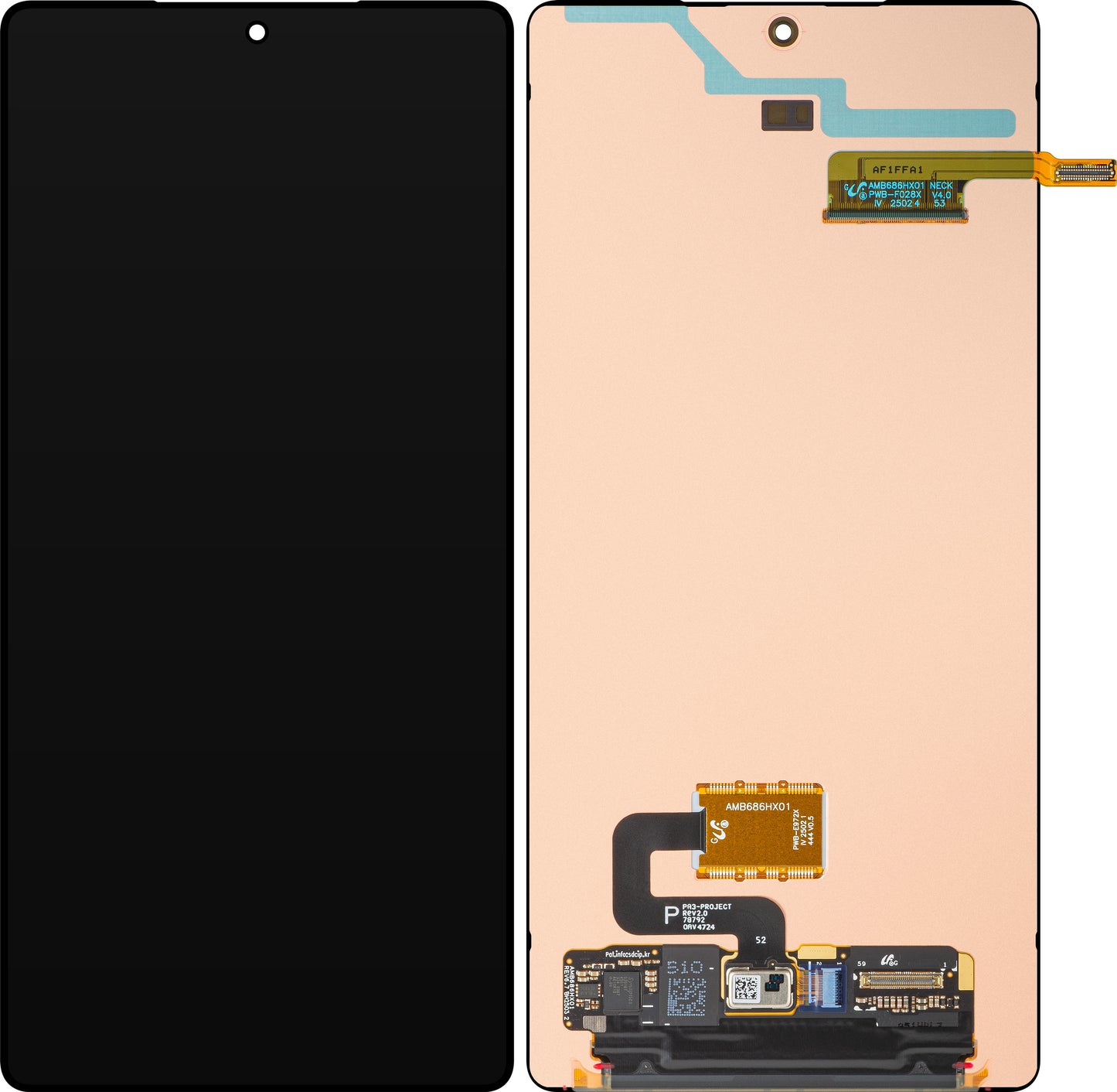 Display mit Touchscreen Samsung Galaxy S25 Ultra S938, Service Pack GH82-36588A