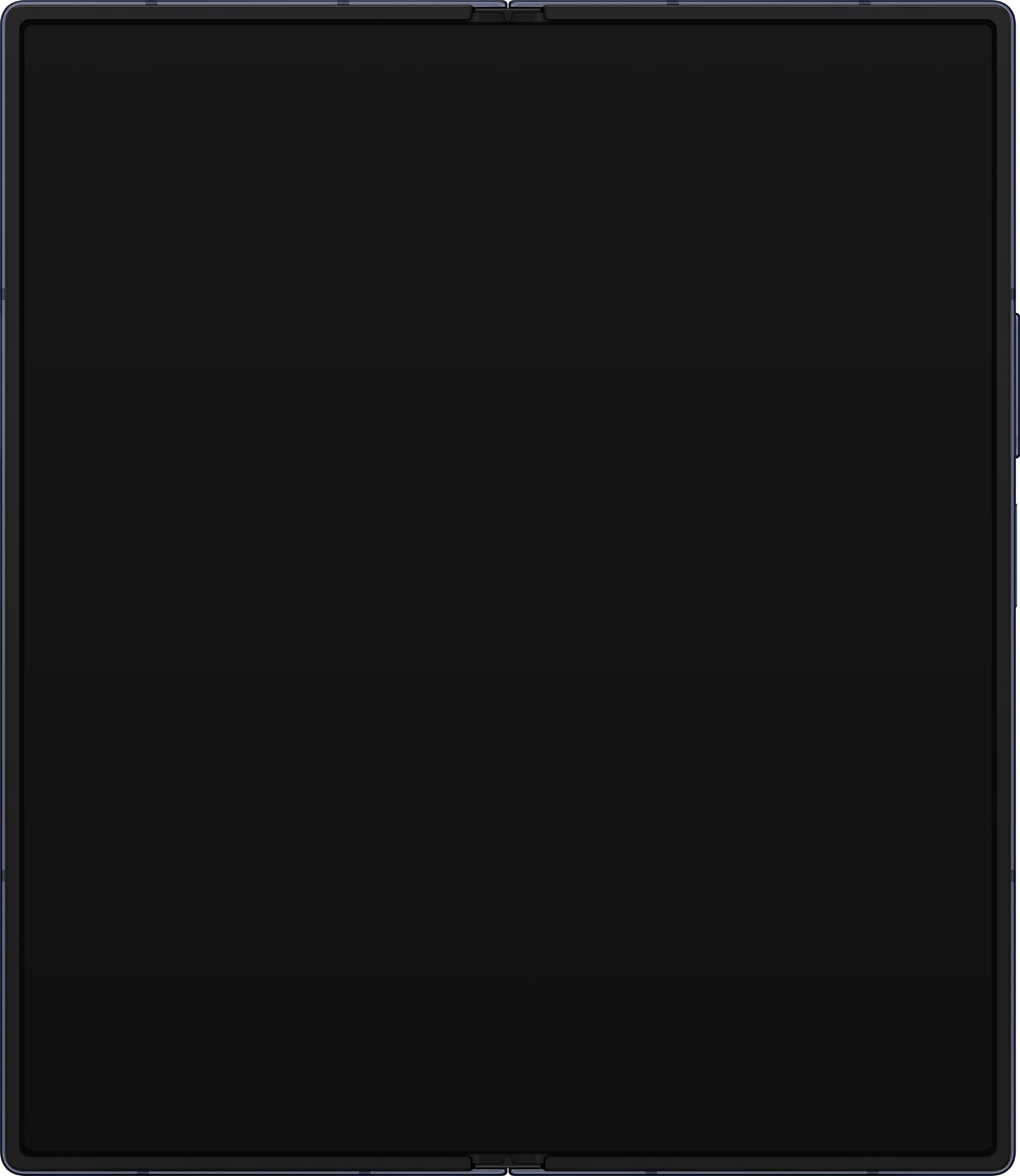 Écran tactile Samsung Galaxy Z Fold6 F956, avec cadre, sous-inner, bleu marine (Navy), Service Pack GH82-35042C