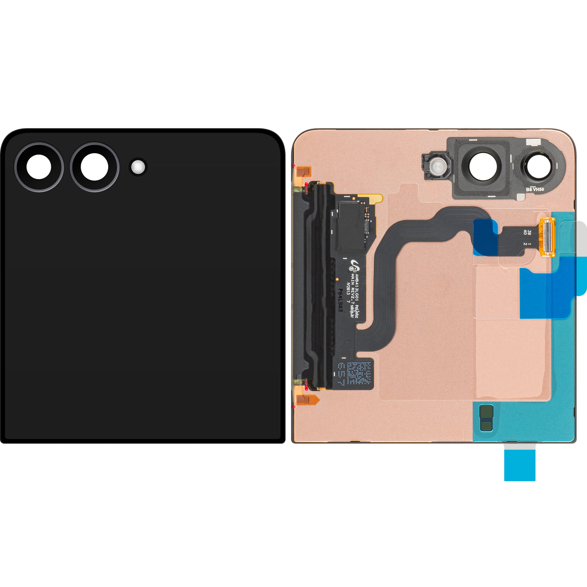 Samsung Galaxy Z Flip8 F776 Touchscreen-Display, Sub Outer, Schwarz, Service Pack GH82-39757A