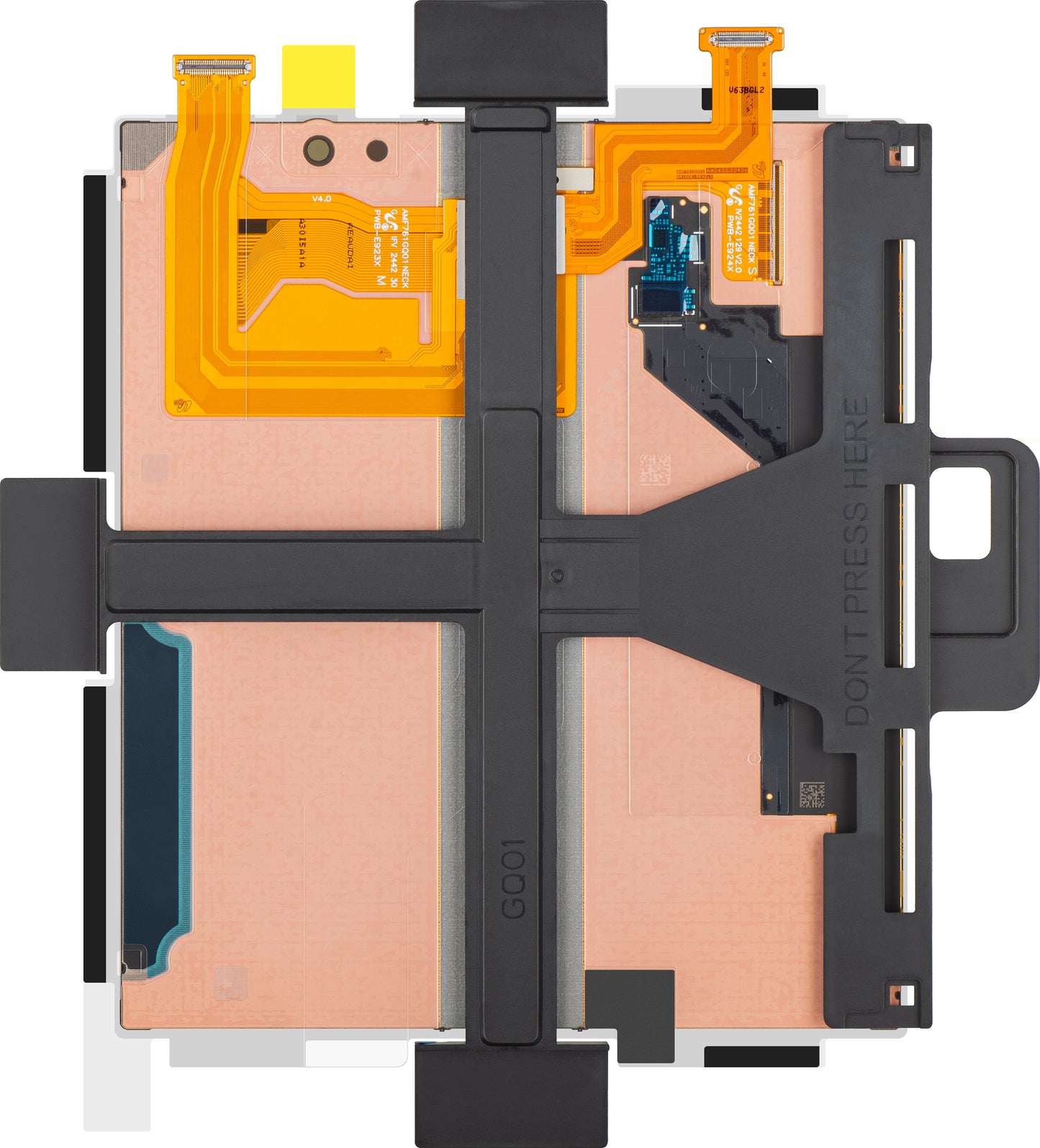 Display mit Touchscreen Samsung Galaxy Z Fold6 F956, Sub Inner, Service Pack GH82-35046A