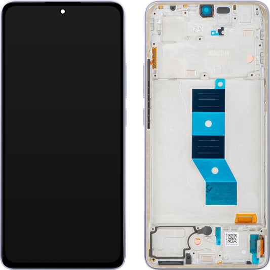 Écran tactile Xiaomi Poco M7 Pro 5G, avec cadre, Violet (Lavender Frost), Pack de service 5600080O17P00
