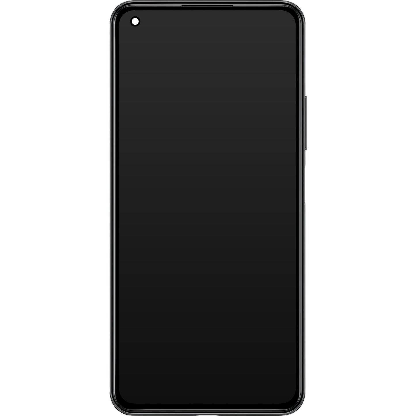 Touchscreen-Display Xiaomi 11 Lite 5G NE, mit Rahmen, Schwarz (Truffle Black), Swap 5600030K9D00
