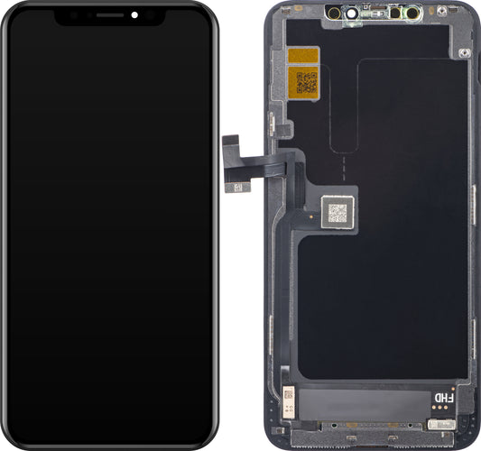 ZY Écran tactile pour Apple iPhone 11 Pro Max, avec cadre, In-Cell IC Movable LCD Version, noir