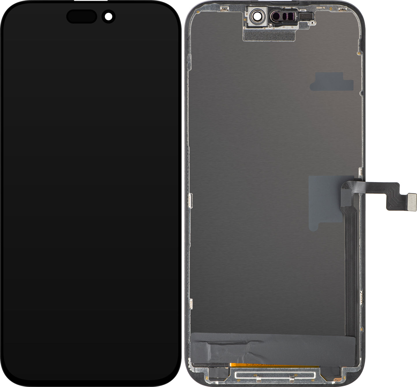 Écran avec Touchscreen ZY pour Apple iPhone 16 Pro Max, avec Cadre, Version LCD In-Cell IC Movable, Noir