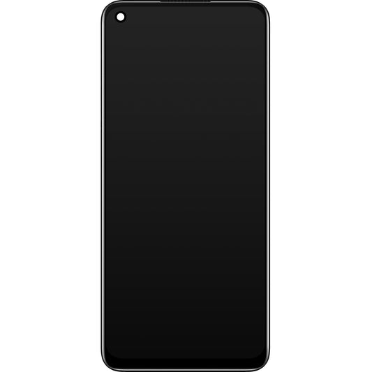 Display mit Touchscreen Oppo A74 5G / A54 5G, mit Rahmen, Schwarz, Service Pack 4906219