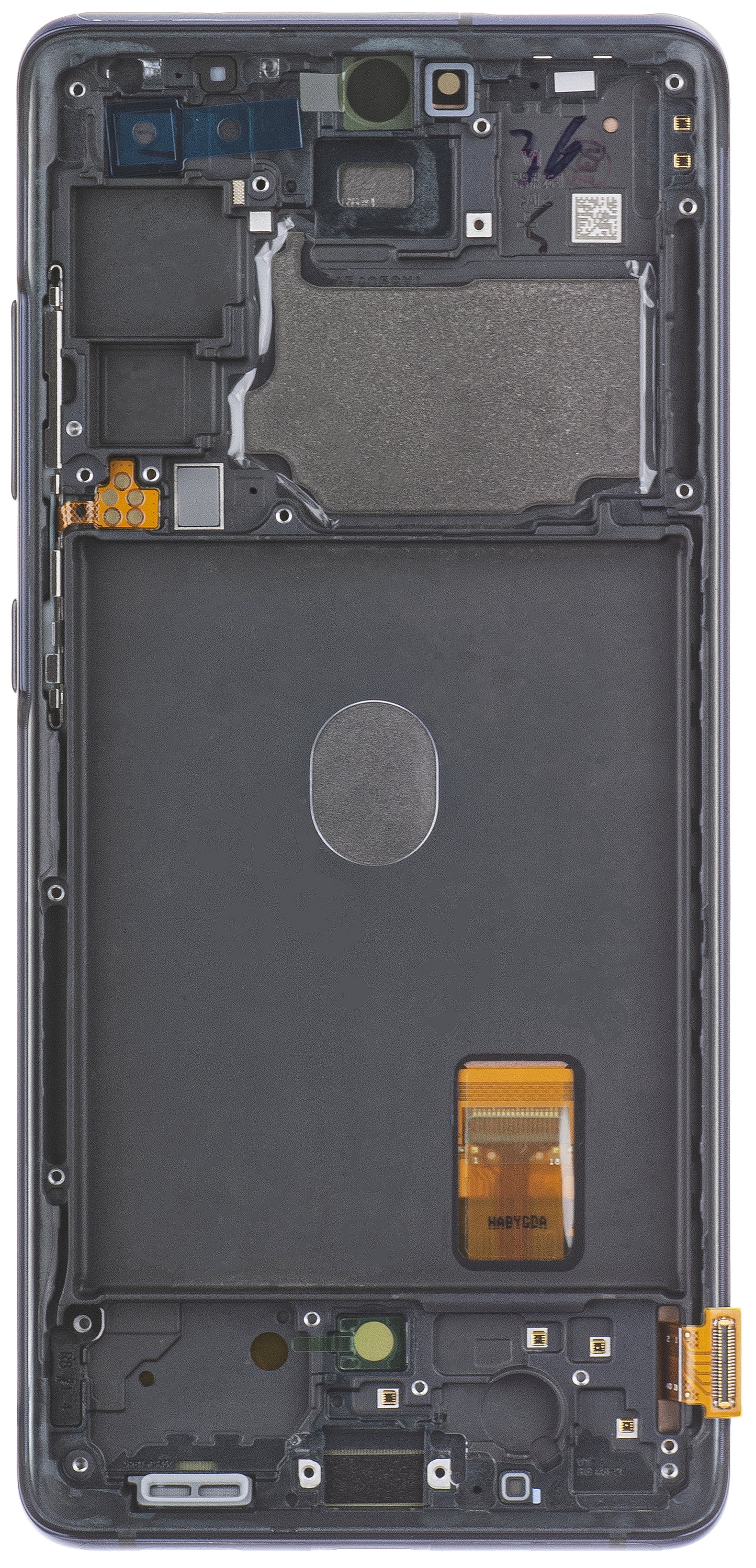 Écran tactile Samsung Galaxy S20 FE G780, avec cadre, bleu marine, Service Pack GH82-24220A