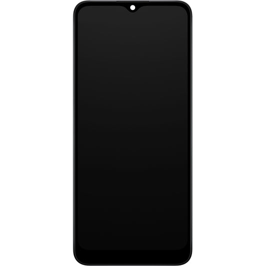 Touchscreen Display Samsung Galaxy A02s A025G, mit Rahmen, Schwarz, Service Pack GH81-20181A